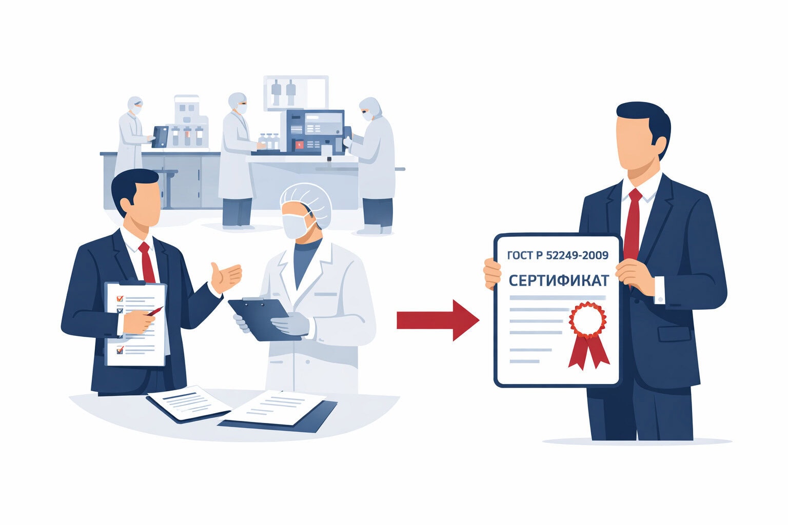 Процедура сертификации ГОСТ Р 52249-2009 в Хабаровске